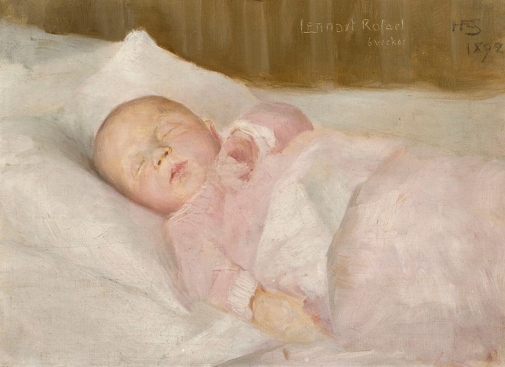 Lennart rafael, 6 viikkoa, 1892, Hanna Frosterussegerstråle