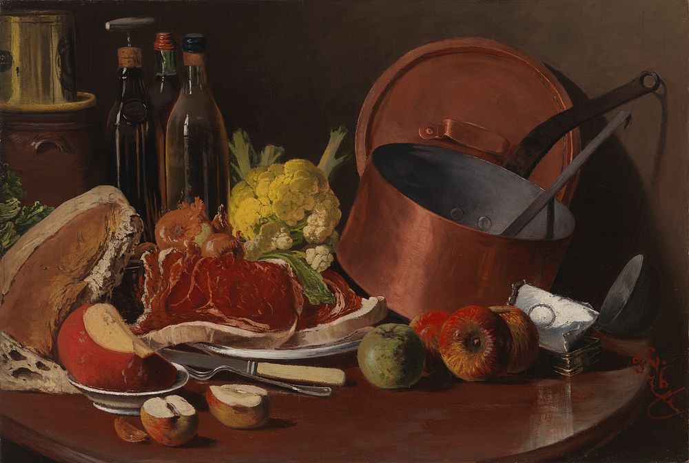 Still-life, 1876, Fanny Churberg