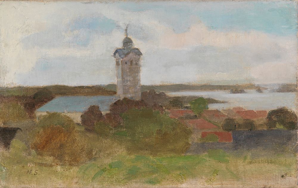 Tammisaari church, 1890 - 1891, Helene Schjerfbeck