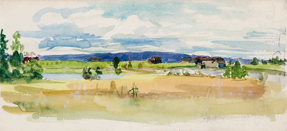 Summer landscape, Venny Soldanbrofeldt