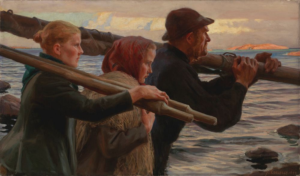 In the outer archipelago, 1898, by Albert Edelfelt