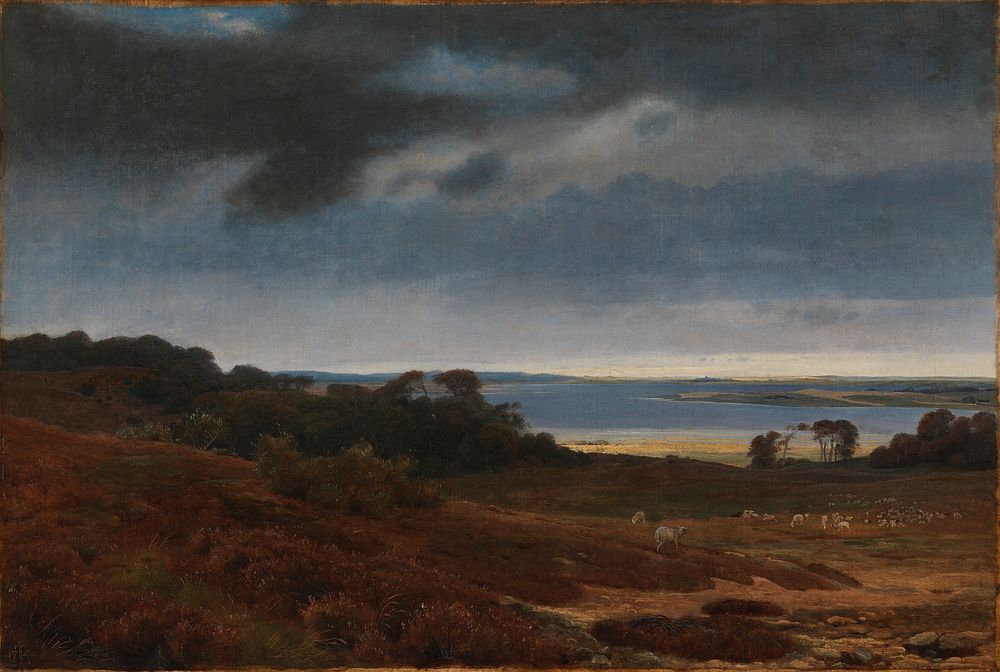 Näköala arredsøsta frederiksværkiin, 1844, Johan Thomas Lundbye