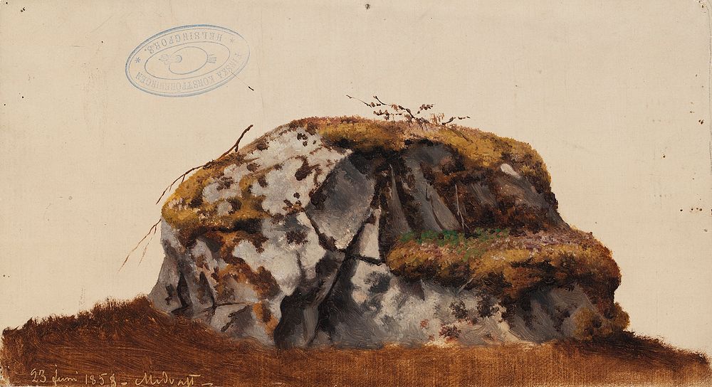 Kivi, harjoitelma, 1858, Magnus von Wright