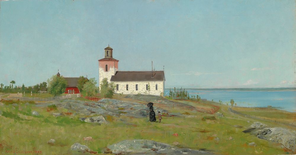 Landscape, 1889, Arvid Liljelund
