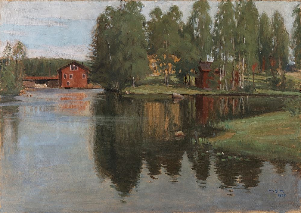 Landscape from inha, 1905, Wilho Sjöström