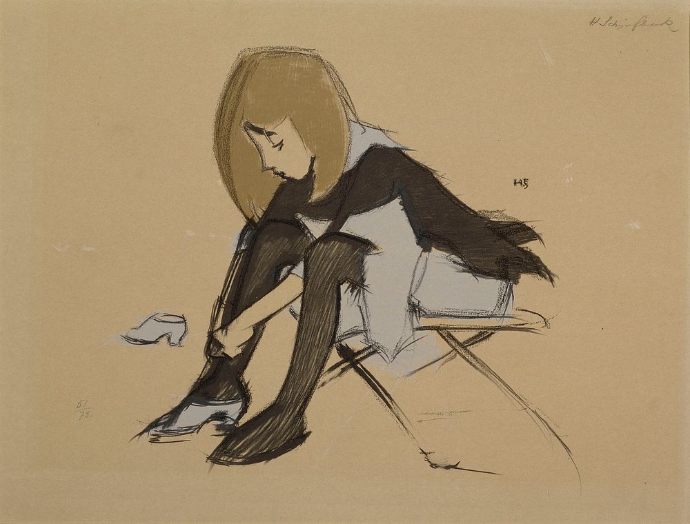 Silk shoes, 1938, Helene Schjerfbeck