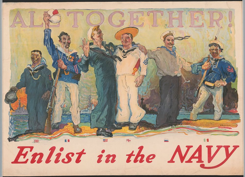 All together! Enlist in the Navy