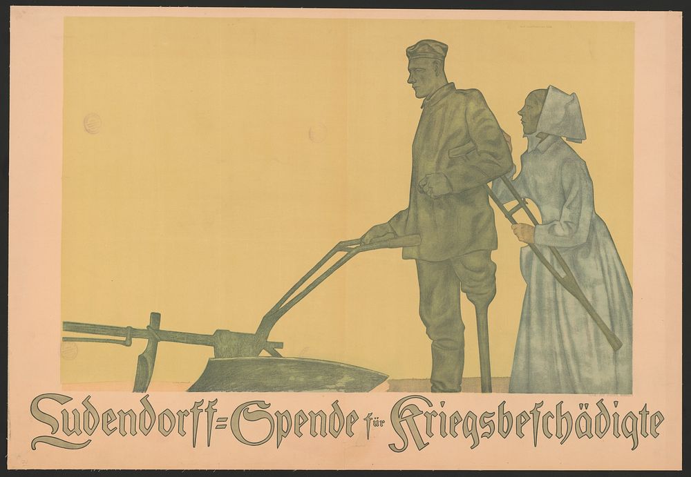 Ludendorff-Spende für Kriegsbeschädigte  Olaf Gulbransson 1918.