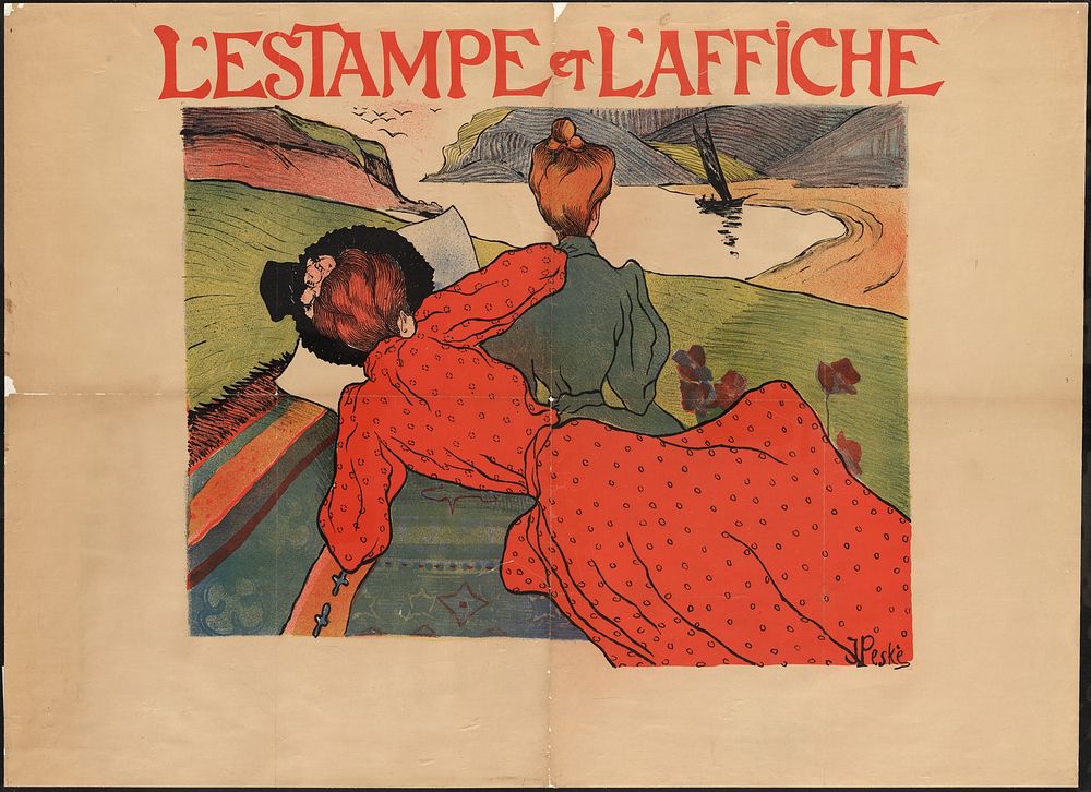 L'Estampe et l'affiche  J. Peskè.