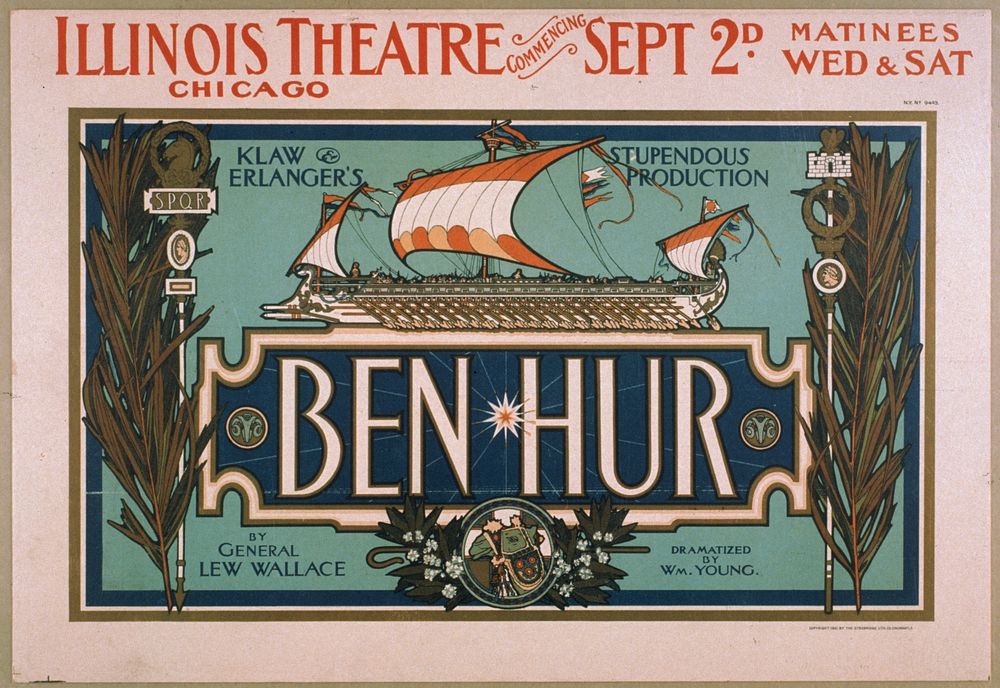 Ben-Hur Klaw & Erlanger's stupendous production.