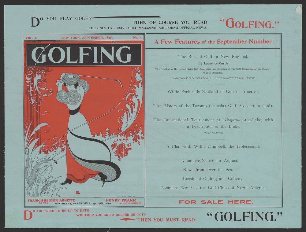 Golfing, vol. 1, no. 5.