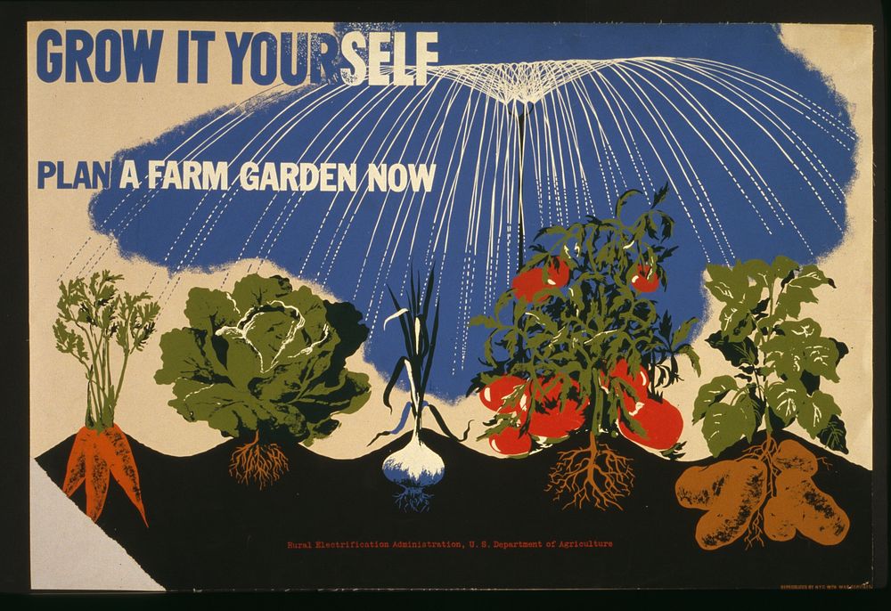Grow it yourself Plan a farm garden now.