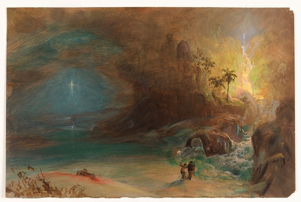 Study for "Apotheosis to Thomas Cole", Frederic Edwin Church