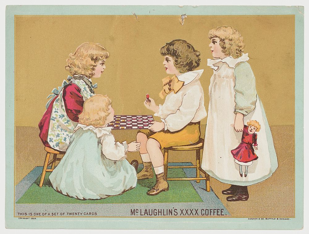 Advertisement for McLaughlin's Coffee from the Children's Scenes and Life Series