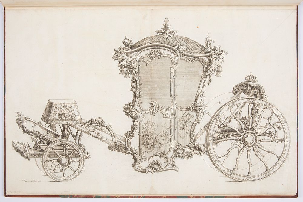 Design for a Carriage, Johann Michael Hoppenhaupt II