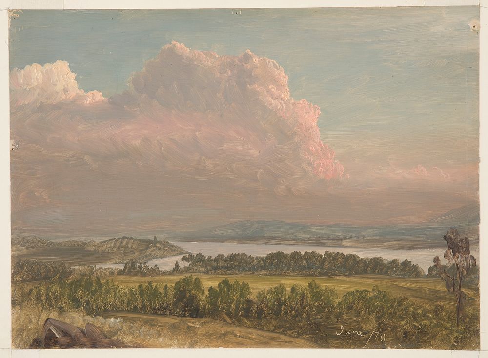 High Clouds across the Hudson, Frederic Edwin Church