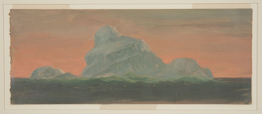 Iceberg Against Evening Sky, Frederic Edwin Church