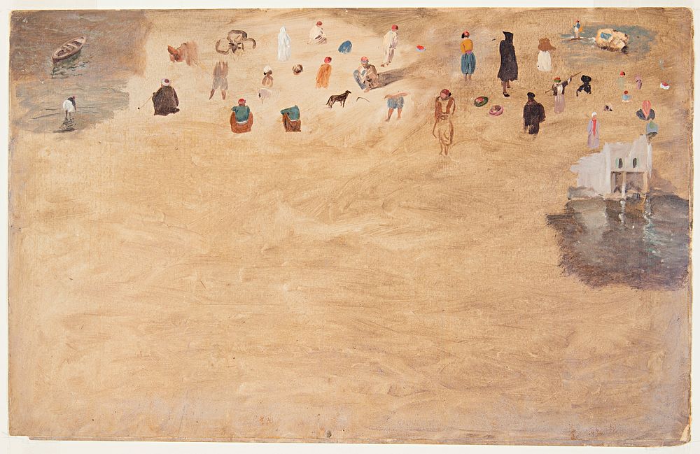 Figure Sketches in Arabia, Frederic Edwin Church