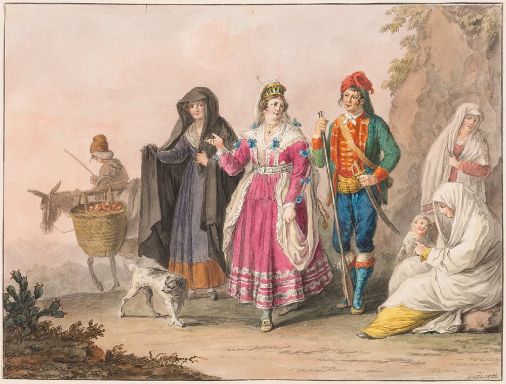 Costumes of Sicily, Saverio Della Gatta