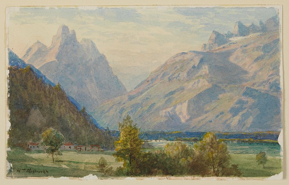 Study of landscape, Norway, William Trost Richards