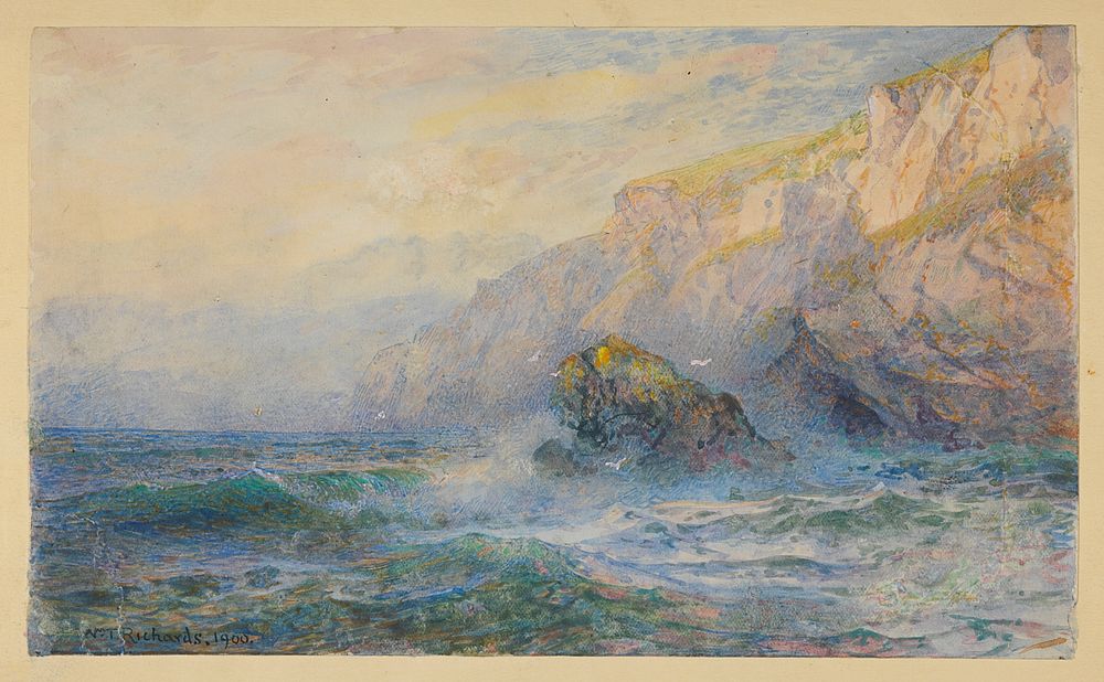 Study after "At Icart Point, Guernsey", William Trost Richards