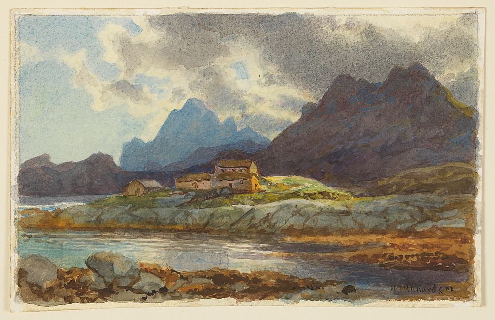 Study of landscape, Norway, William Trost Richards
