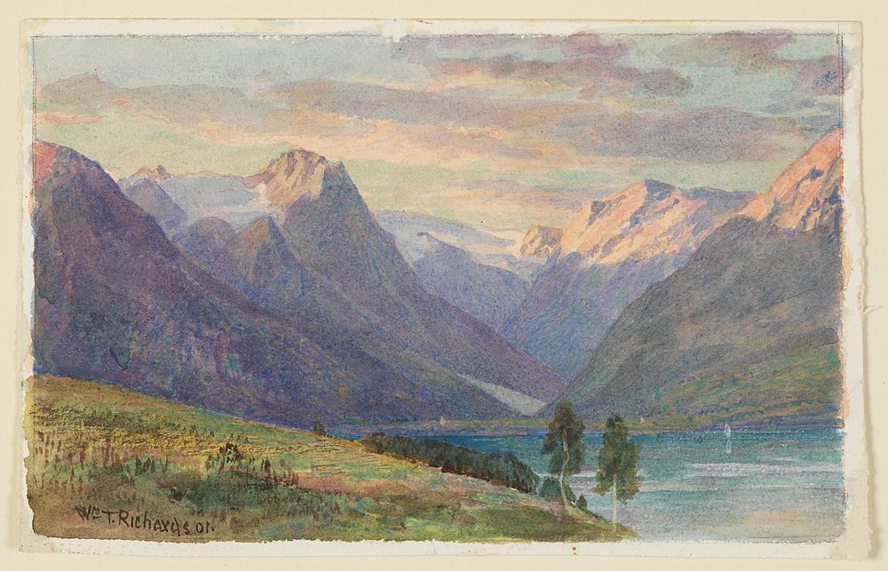Fjord in Norway, William Trost Richards
