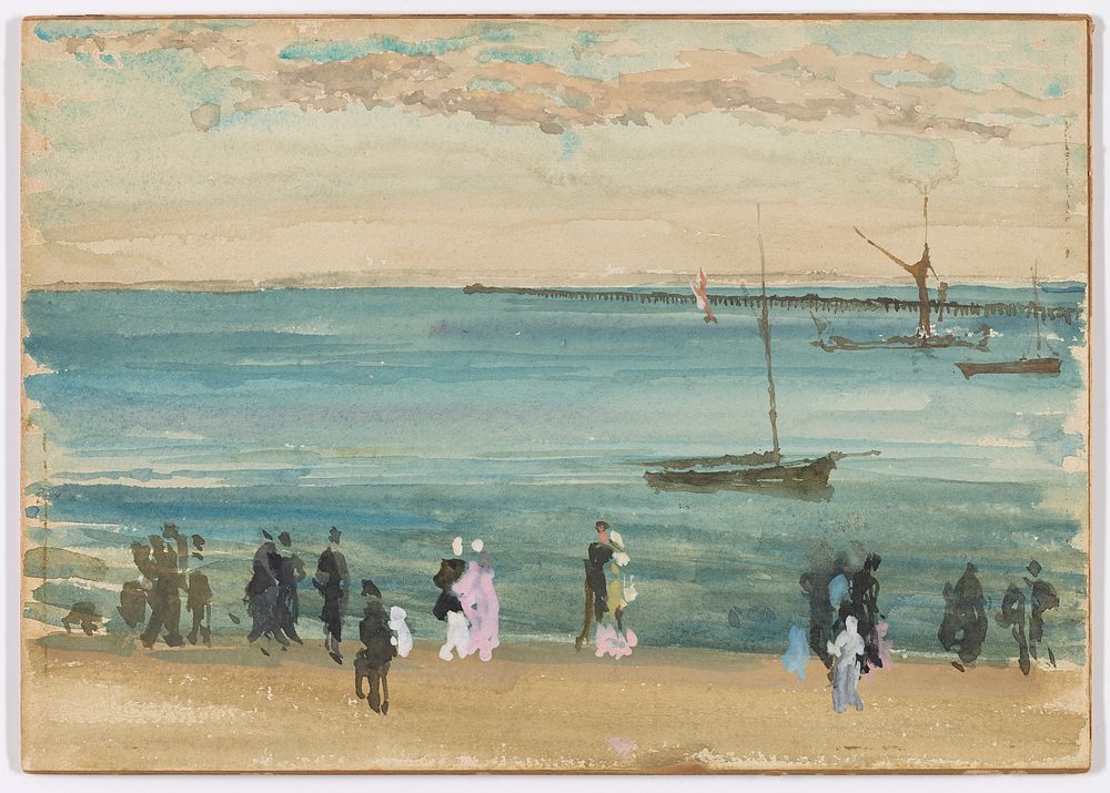 Southend Pier, James Abbott McNeill Whistler (1834-1903)
