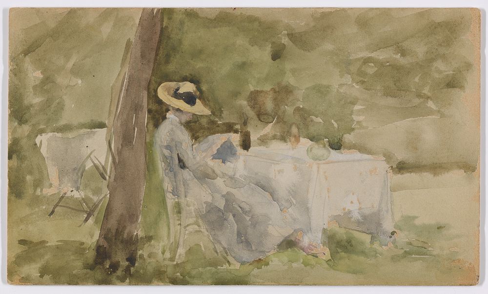 Breakfast in the Garden, James Abbott McNeill Whistler (1834-1903)