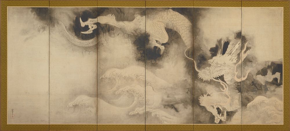 Dragons and Clouds, Tawaraya Sotatsu