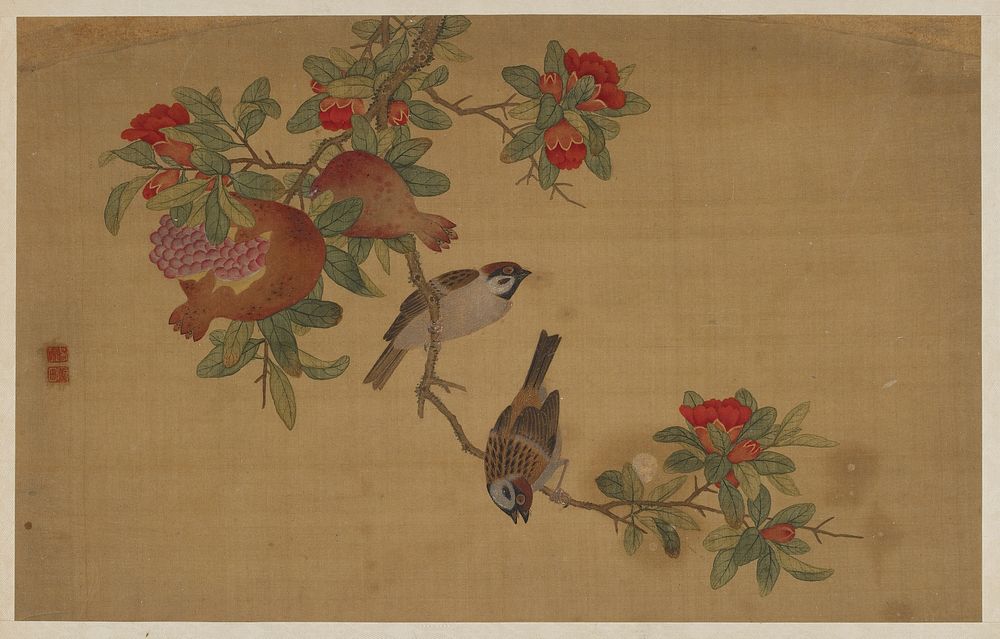 Birds, Fruit, and Flowers, Wu Zhang