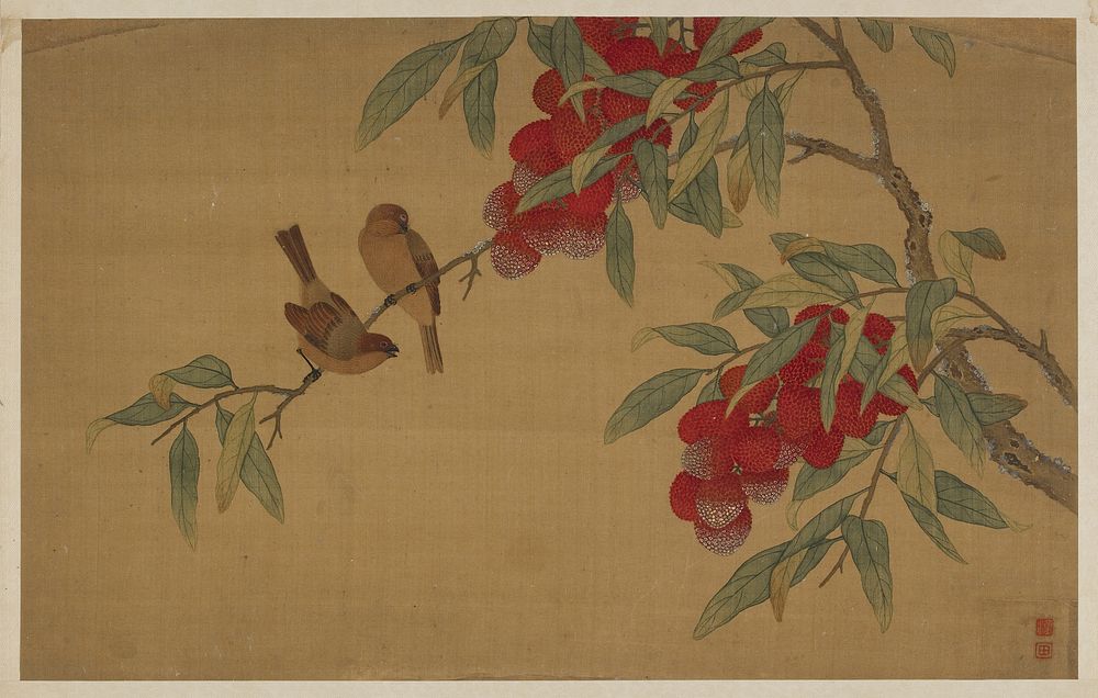 Birds and Fruit, Wu Zhang