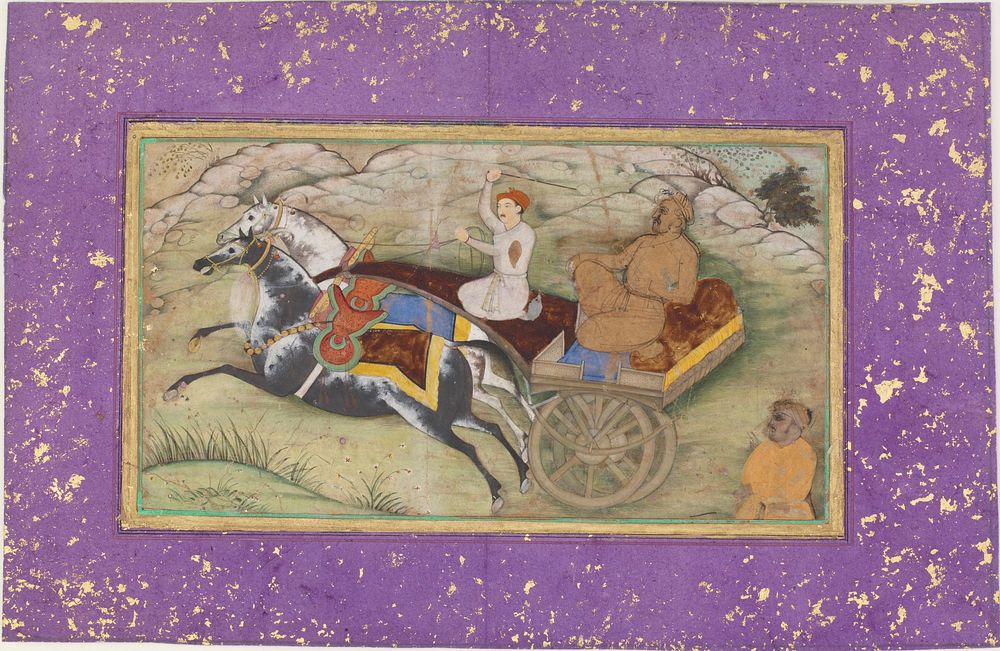 Sultan Salim in a Carriage