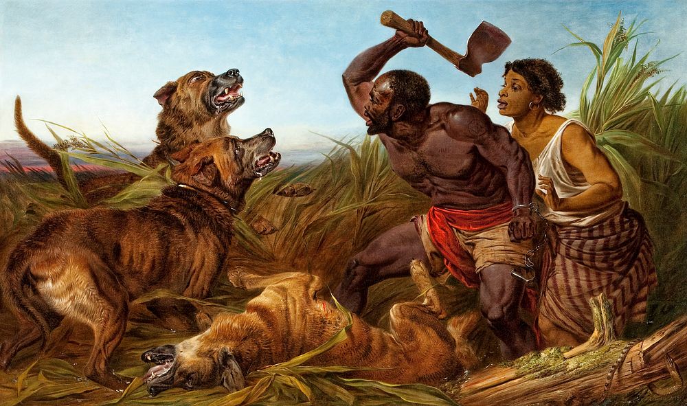 The Hunted Slaves, Richard Ansdell