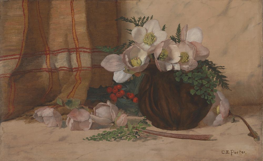 Still Life with Roses, Charles Ethan Porter