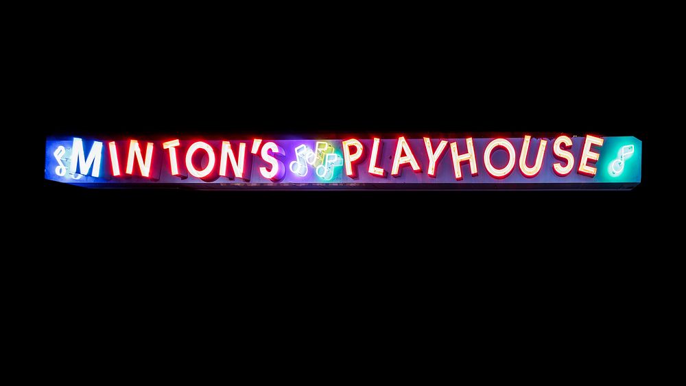 Sign for Minton's Playhouse, National Museum of African American History and Culture