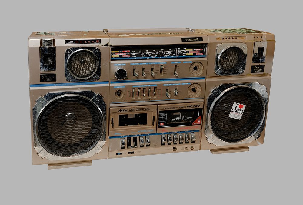Boombox used by Public Enemy