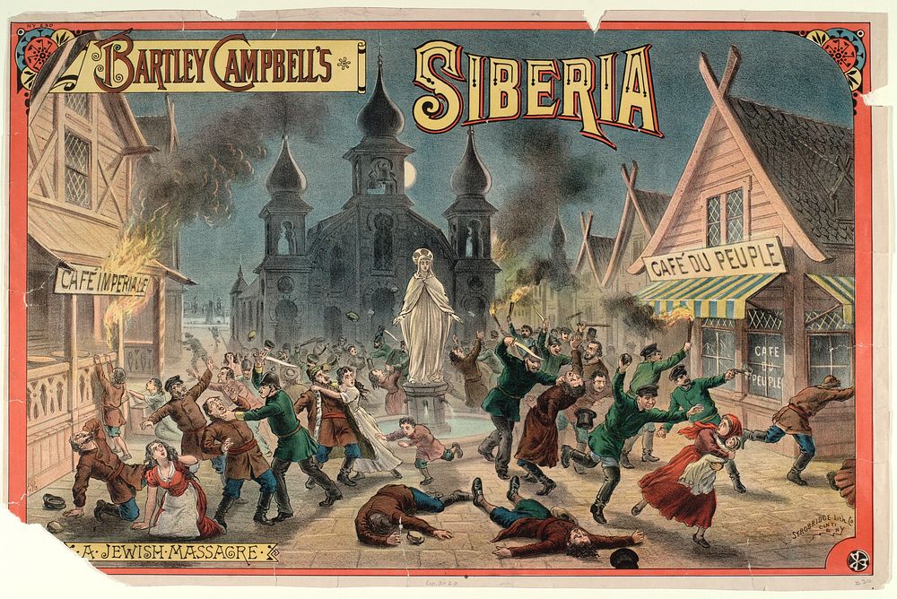 Bartley Campbell's Siberia A Jewish Massacre, Smithsonian National Museum of African Art