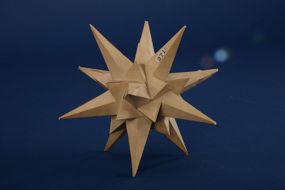 Geometric Model by A. Harry Wheeler, Stellation of the Icosadodecahedron, Described by Wheeler as a Stellated Icosahedron
