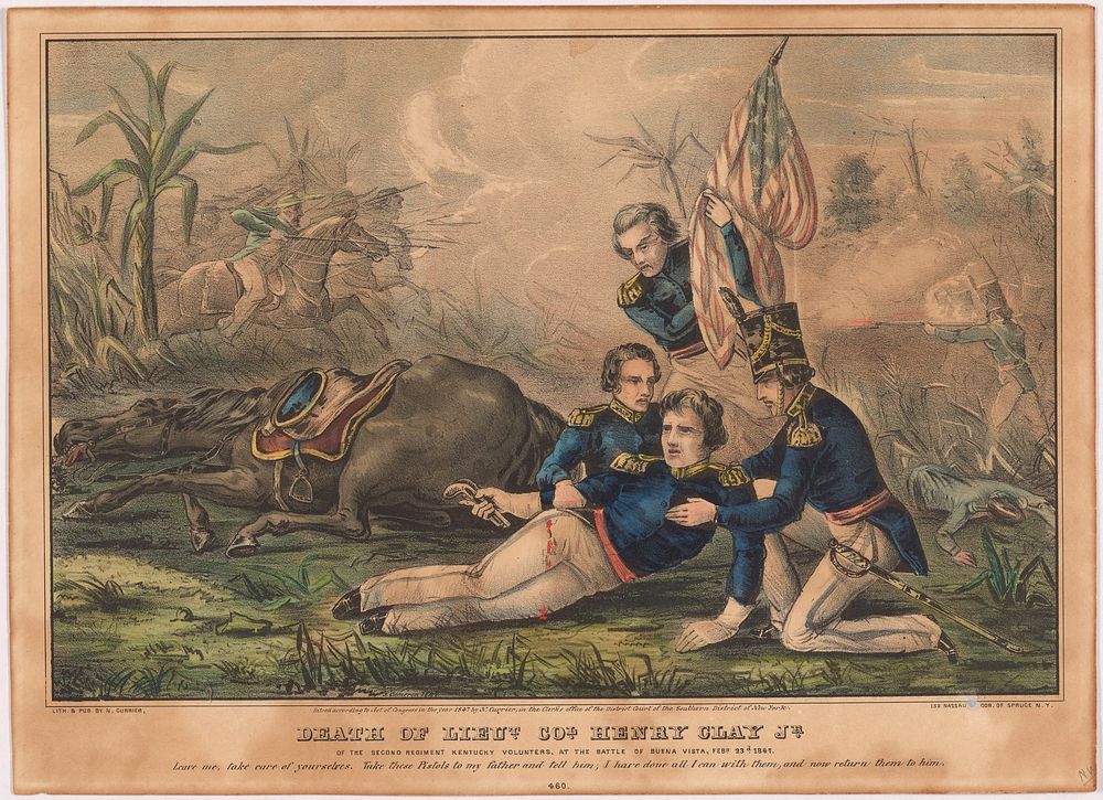 Death of Lieutenant Henry Clay Jr., John Cameron