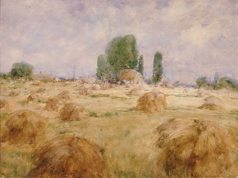 Field of Wheat Shock, William Henry Holmes