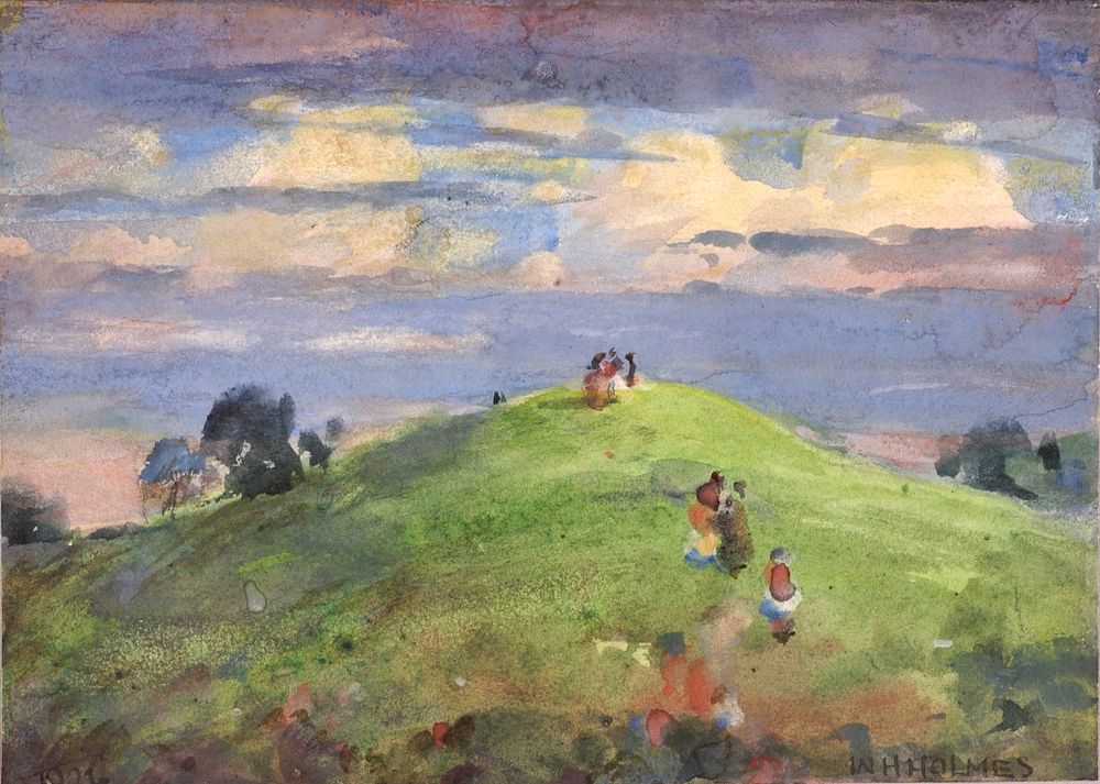 On the Sunset Hill, 1926, William Henry Holmes