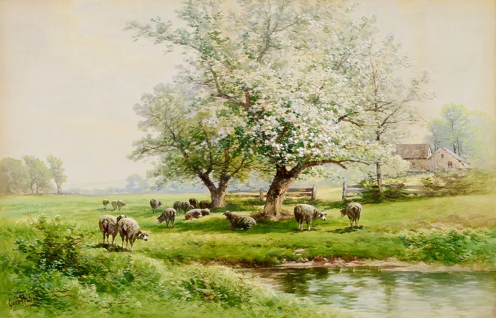 Pastoral Landscape, Carl Weber