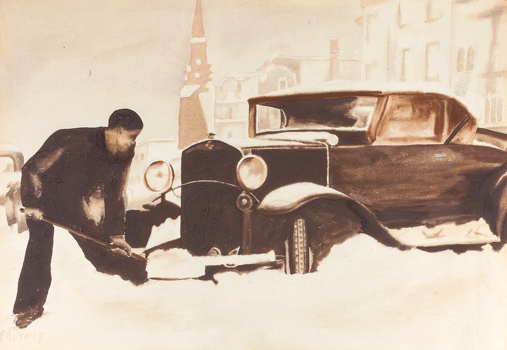 Digging Out Car