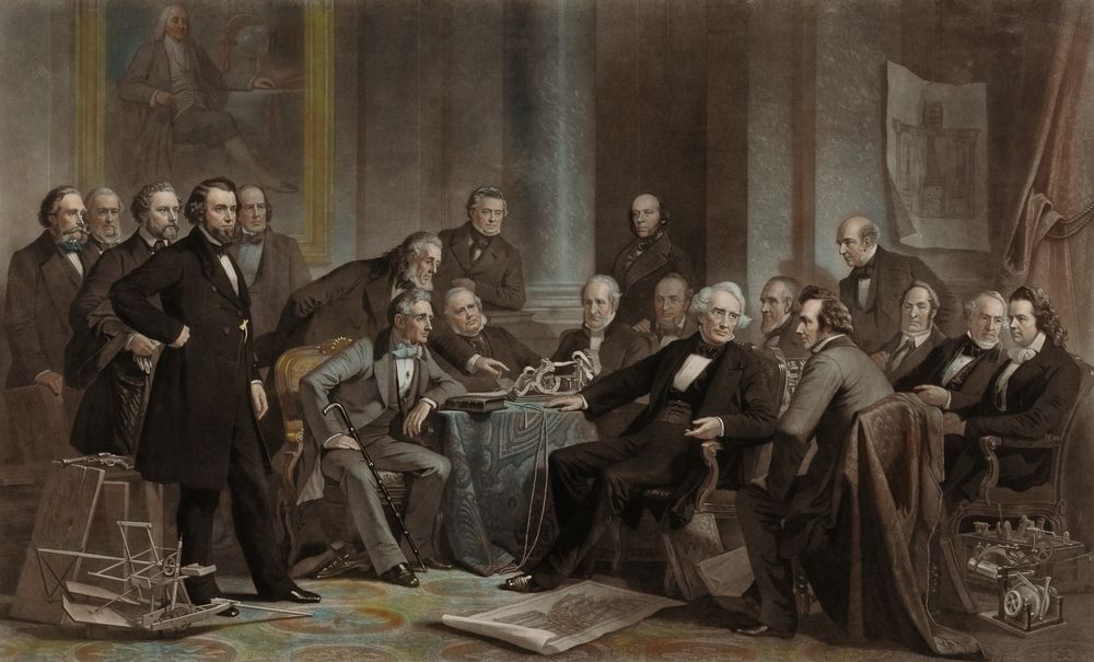 Men of Progress and Invention (At Cooper Union, 1857), John Sartain