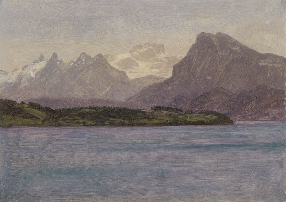 Alaskan Coast Range, Albert Bierstadt