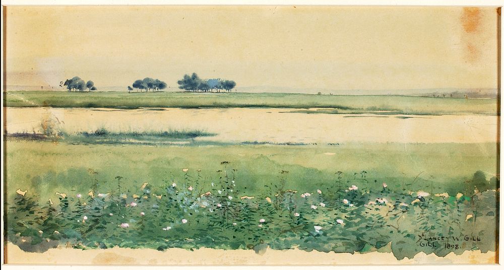 (Landscape with Marshes), De Lancey Gill