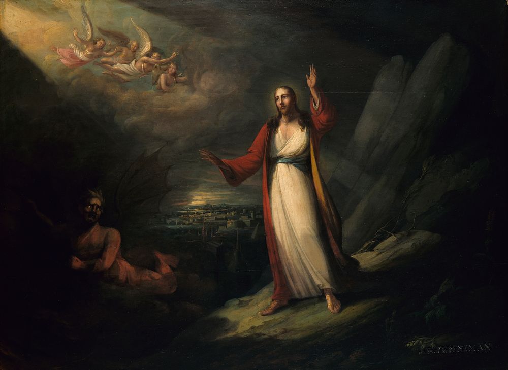 Christ Tempted by the Devil, John Ritto Penniman