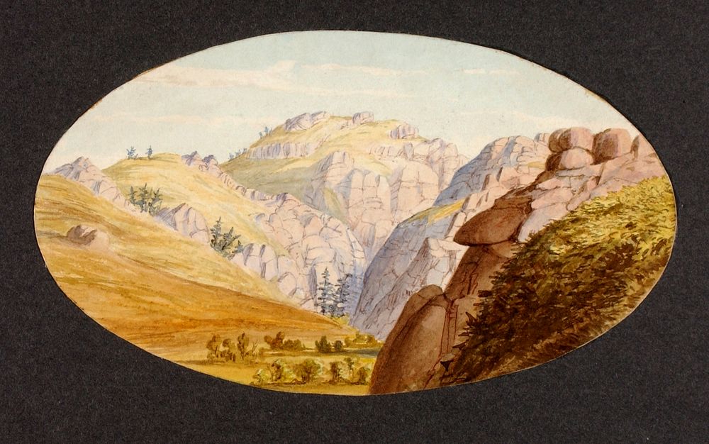 Untitled (Mountain Scene), Edward S. Siebert