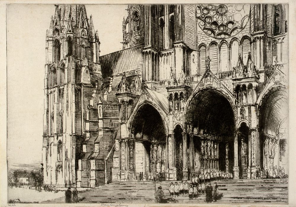 Chartres, South Portal, Donald Shaw MacLaughlan